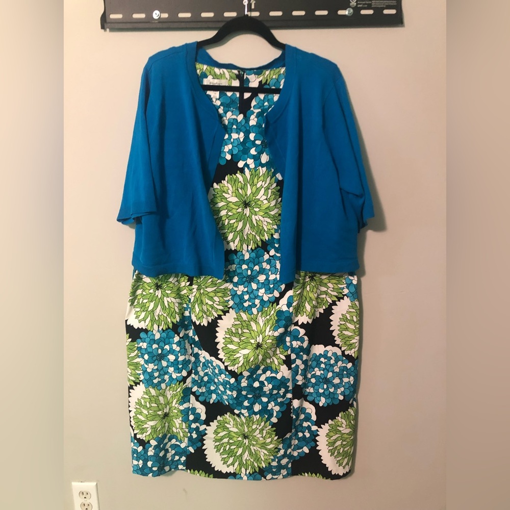 Dress Barn Flower Dress 
Like New
Size 22